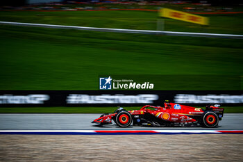 2024-06-28 - 55 Carlos Sainz, (ESP) Scuderia Ferrari during the Austrian GP, Spielberg 27-30 June 2024, Formula 1 World championship 2024. - FORMULA 1 QATAR AIRWAYS AUSTRIAN GRAND PRIX 2024 - PRESS CONFERENCE - FORMULA 1 - MOTORS