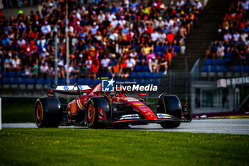 2024-06-28 - 55 Carlos Sainz, (ESP) Scuderia Ferrari during the Austrian GP, Spielberg 27-30 June 2024, Formula 1 World championship 2024. - FORMULA 1 QATAR AIRWAYS AUSTRIAN GRAND PRIX 2024 - PRESS CONFERENCE - FORMULA 1 - MOTORS