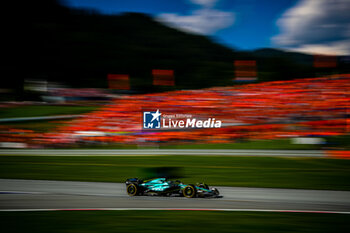 2024-06-28 - 18 Lance Stroll, (CND) Aramco Aston Martin Mercedes during the Austrian GP, Spielberg 27-30 June 2024, Formula 1 World championship 2024. - FORMULA 1 QATAR AIRWAYS AUSTRIAN GRAND PRIX 2024 - PRESS CONFERENCE - FORMULA 1 - MOTORS