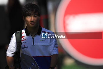 2024-06-22 - TSUNODA Yuki (jap), Visa Cash App RB F1 Team VCARB 01, portrait during the Formula 1 Aramco Gran Premio de Espana 2024, 10th round of the 2024 Formula One World Championship from June 21 to 23, 2024 on the Circuit de Barcelona-Catalunya, in Montmeló, Spain - F1 - SPANISH GRAND PRIX 2024 - FORMULA 1 - MOTORS