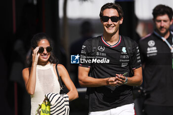 2024-06-22 - RUSSELL George (gbr), Mercedes AMG F1 Team W15, portrait during the Formula 1 Aramco Gran Premio de Espana 2024, 10th round of the 2024 Formula One World Championship from June 21 to 23, 2024 on the Circuit de Barcelona-Catalunya, in Montmeló, Spain - F1 - SPANISH GRAND PRIX 2024 - FORMULA 1 - MOTORS