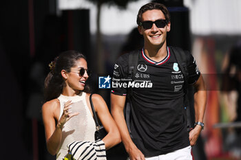 2024-06-22 - RUSSELL George (gbr), Mercedes AMG F1 Team W15, portrait during the Formula 1 Aramco Gran Premio de Espana 2024, 10th round of the 2024 Formula One World Championship from June 21 to 23, 2024 on the Circuit de Barcelona-Catalunya, in Montmeló, Spain - F1 - SPANISH GRAND PRIX 2024 - FORMULA 1 - MOTORS