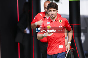 2024-06-22 - LECLERC Charles (mco), Scuderia Ferrari SF-24, portrait during the Formula 1 Aramco Gran Premio de Espana 2024, 10th round of the 2024 Formula One World Championship from June 21 to 23, 2024 on the Circuit de Barcelona-Catalunya, in Montmeló, Spain - F1 - SPANISH GRAND PRIX 2024 - FORMULA 1 - MOTORS