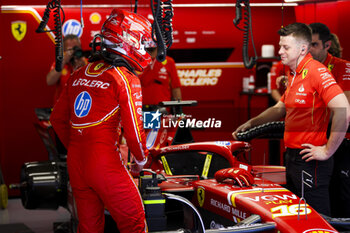 2024-06-22 - LECLERC Charles (mco), Scuderia Ferrari SF-24, portrait during the Formula 1 Aramco Gran Premio de Espana 2024, 10th round of the 2024 Formula One World Championship from June 21 to 23, 2024 on the Circuit de Barcelona-Catalunya, in Montmeló, Spain - F1 - SPANISH GRAND PRIX 2024 - FORMULA 1 - MOTORS