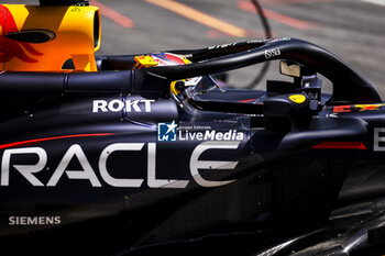 2024-06-22 - PEREZ Sergio (mex), Red Bull Racing RB20, portrait during the Formula 1 Aramco Gran Premio de Espana 2024, 10th round of the 2024 Formula One World Championship from June 21 to 23, 2024 on the Circuit de Barcelona-Catalunya, in Montmeló, Spain - F1 - SPANISH GRAND PRIX 2024 - FORMULA 1 - MOTORS