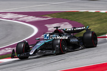 2024-06-22 - 63 RUSSELL George (gbr), Mercedes AMG F1 Team W15, action during the Formula 1 Aramco Gran Premio de Espana 2024, 10th round of the 2024 Formula One World Championship from June 21 to 23, 2024 on the Circuit de Barcelona-Catalunya, in Montmeló, Spain - F1 - SPANISH GRAND PRIX 2024 - FORMULA 1 - MOTORS