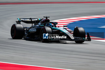 2024-06-22 - 63 RUSSELL George (gbr), Mercedes AMG F1 Team W15, action during the Formula 1 Aramco Gran Premio de Espana 2024, 10th round of the 2024 Formula One World Championship from June 21 to 23, 2024 on the Circuit de Barcelona-Catalunya, in Montmeló, Spain - F1 - SPANISH GRAND PRIX 2024 - FORMULA 1 - MOTORS