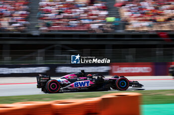 2024-06-22 - 31 OCON Esteban (fra), Alpine F1 Team A524, action during the Formula 1 Aramco Gran Premio de Espana 2024, 10th round of the 2024 Formula One World Championship from June 21 to 23, 2024 on the Circuit de Barcelona-Catalunya, in Montmeló, Spain - F1 - SPANISH GRAND PRIX 2024 - FORMULA 1 - MOTORS