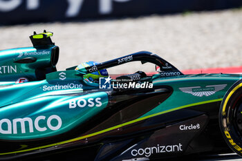 2024-06-22 - 14 ALONSO Fernando (spa), Aston Martin F1 Team AMR24, action during the Formula 1 Aramco Gran Premio de Espana 2024, 10th round of the 2024 Formula One World Championship from June 21 to 23, 2024 on the Circuit de Barcelona-Catalunya, in Montmeló, Spain - F1 - SPANISH GRAND PRIX 2024 - FORMULA 1 - MOTORS