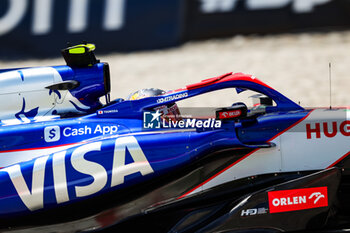 2024-06-22 - 22 TSUNODA Yuki (jap), Visa Cash App RB F1 Team VCARB 01, action during the Formula 1 Aramco Gran Premio de Espana 2024, 10th round of the 2024 Formula One World Championship from June 21 to 23, 2024 on the Circuit de Barcelona-Catalunya, in Montmeló, Spain - F1 - SPANISH GRAND PRIX 2024 - FORMULA 1 - MOTORS