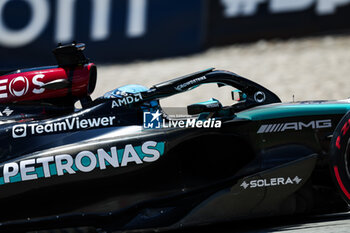 2024-06-22 - 63 RUSSELL George (gbr), Mercedes AMG F1 Team W15, action during the Formula 1 Aramco Gran Premio de Espana 2024, 10th round of the 2024 Formula One World Championship from June 21 to 23, 2024 on the Circuit de Barcelona-Catalunya, in Montmeló, Spain - F1 - SPANISH GRAND PRIX 2024 - FORMULA 1 - MOTORS