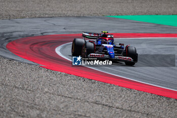 2024-06-22 - 22 TSUNODA Yuki (jap), Visa Cash App RB F1 Team VCARB 01, action during the Formula 1 Aramco Gran Premio de Espana 2024, 10th round of the 2024 Formula One World Championship from June 21 to 23, 2024 on the Circuit de Barcelona-Catalunya, in Montmeló, Spain - F1 - SPANISH GRAND PRIX 2024 - FORMULA 1 - MOTORS