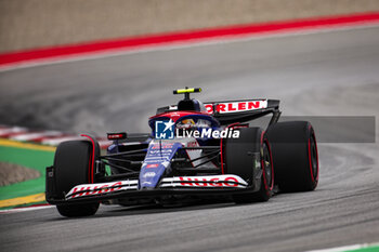 2024-06-22 - 22 TSUNODA Yuki (jap), Visa Cash App RB F1 Team VCARB 01, action during the Formula 1 Aramco Gran Premio de Espana 2024, 10th round of the 2024 Formula One World Championship from June 21 to 23, 2024 on the Circuit de Barcelona-Catalunya, in Montmeló, Spain - F1 - SPANISH GRAND PRIX 2024 - FORMULA 1 - MOTORS