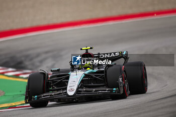 2024-06-22 - 44 HAMILTON Lewis (gbr), Mercedes AMG F1 Team W15, action during the Formula 1 Aramco Gran Premio de Espana 2024, 10th round of the 2024 Formula One World Championship from June 21 to 23, 2024 on the Circuit de Barcelona-Catalunya, in Montmeló, Spain - F1 - SPANISH GRAND PRIX 2024 - FORMULA 1 - MOTORS