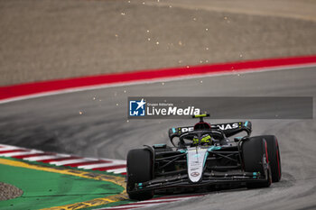 2024-06-22 - 44 HAMILTON Lewis (gbr), Mercedes AMG F1 Team W15, action during the Formula 1 Aramco Gran Premio de Espana 2024, 10th round of the 2024 Formula One World Championship from June 21 to 23, 2024 on the Circuit de Barcelona-Catalunya, in Montmeló, Spain - F1 - SPANISH GRAND PRIX 2024 - FORMULA 1 - MOTORS