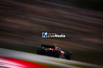 2024-06-22 - 55 SAINZ Carlos (spa), Scuderia Ferrari SF-24, action during the Formula 1 Aramco Gran Premio de Espana 2024, 10th round of the 2024 Formula One World Championship from June 21 to 23, 2024 on the Circuit de Barcelona-Catalunya, in Montmeló, Spain - F1 - SPANISH GRAND PRIX 2024 - FORMULA 1 - MOTORS