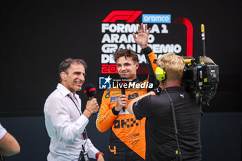 2024-06-22 - NORRIS Lando (gbr), McLaren F1 Team MCL38, portrait during the Formula 1 Aramco Gran Premio de Espana 2024, 10th round of the 2024 Formula One World Championship from June 21 to 23, 2024 on the Circuit de Barcelona-Catalunya, in Montmeló, Spain - F1 - SPANISH GRAND PRIX 2024 - FORMULA 1 - MOTORS