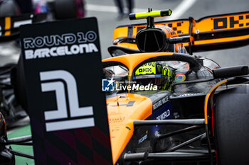 2024-06-22 - 04 NORRIS Lando (gbr), McLaren F1 Team MCL38, action during the Formula 1 Aramco Gran Premio de Espana 2024, 10th round of the 2024 Formula One World Championship from June 21 to 23, 2024 on the Circuit de Barcelona-Catalunya, in Montmeló, Spain - F1 - SPANISH GRAND PRIX 2024 - FORMULA 1 - MOTORS