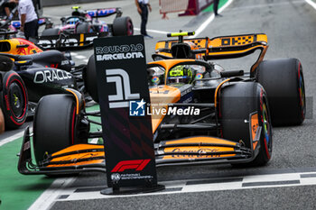 2024-06-22 - 04 NORRIS Lando (gbr), McLaren F1 Team MCL38, illustration during the Formula 1 Aramco Gran Premio de Espana 2024, 10th round of the 2024 Formula One World Championship from June 21 to 23, 2024 on the Circuit de Barcelona-Catalunya, in Montmeló, Spain - F1 - SPANISH GRAND PRIX 2024 - FORMULA 1 - MOTORS