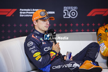 2024-06-22 - VERSTAPPEN Max (ned), Red Bull Racing RB20, portraiit, press conference during the Formula 1 Aramco Gran Premio de Espana 2024, 10th round of the 2024 Formula One World Championship from June 21 to 23, 2024 on the Circuit de Barcelona-Catalunya, in Montmeló, Spain - F1 - SPANISH GRAND PRIX 2024 - FORMULA 1 - MOTORS