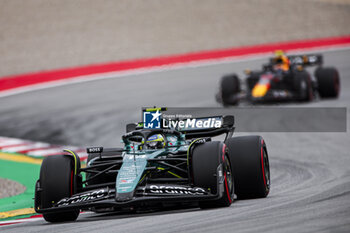 2024-06-22 - 14 ALONSO Fernando (spa), Aston Martin F1 Team AMR24, action during the Formula 1 Aramco Gran Premio de Espana 2024, 10th round of the 2024 Formula One World Championship from June 21 to 23, 2024 on the Circuit de Barcelona-Catalunya, in Montmeló, Spain - F1 - SPANISH GRAND PRIX 2024 - FORMULA 1 - MOTORS