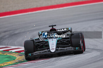 2024-06-22 - 63 RUSSELL George (gbr), Mercedes AMG F1 Team W15, action during the Formula 1 Aramco Gran Premio de Espana 2024, 10th round of the 2024 Formula One World Championship from June 21 to 23, 2024 on the Circuit de Barcelona-Catalunya, in Montmeló, Spain - F1 - SPANISH GRAND PRIX 2024 - FORMULA 1 - MOTORS