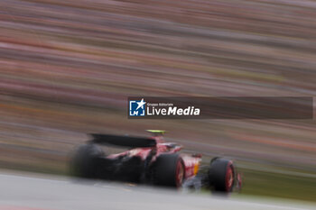 2024-06-22 - 55 SAINZ Carlos (spa), Scuderia Ferrari SF-24, action during the Formula 1 Aramco Gran Premio de Espana 2024, 10th round of the 2024 Formula One World Championship from June 21 to 23, 2024 on the Circuit de Barcelona-Catalunya, in Montmeló, Spain - F1 - SPANISH GRAND PRIX 2024 - FORMULA 1 - MOTORS