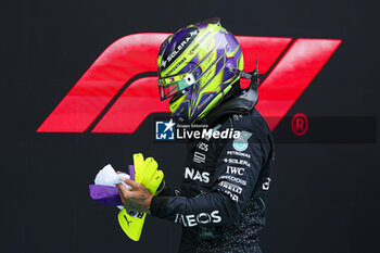 2024-06-22 - HAMILTON Lewis (gbr), Mercedes AMG F1 Team W15, portrait during the Formula 1 Aramco Gran Premio de Espana 2024, 10th round of the 2024 Formula One World Championship from June 21 to 23, 2024 on the Circuit de Barcelona-Catalunya, in Montmeló, Spain - F1 - SPANISH GRAND PRIX 2024 - FORMULA 1 - MOTORS