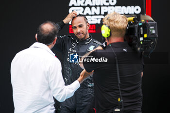 2024-06-22 - HAMILTON Lewis (gbr), Mercedes AMG F1 Team W15, portrait during the Formula 1 Aramco Gran Premio de Espana 2024, 10th round of the 2024 Formula One World Championship from June 21 to 23, 2024 on the Circuit de Barcelona-Catalunya, in Montmeló, Spain - F1 - SPANISH GRAND PRIX 2024 - FORMULA 1 - MOTORS