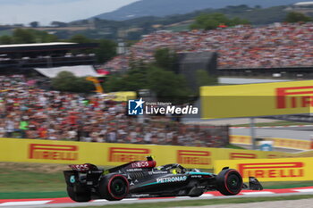 2024-06-22 - 44 HAMILTON Lewis (gbr), Mercedes AMG F1 Team W15, action during the Formula 1 Aramco Gran Premio de Espana 2024, 10th round of the 2024 Formula One World Championship from June 21 to 23, 2024 on the Circuit de Barcelona-Catalunya, in Montmeló, Spain - F1 - SPANISH GRAND PRIX 2024 - FORMULA 1 - MOTORS