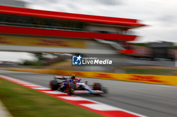 2024-06-22 - 22 TSUNODA Yuki (jap), Visa Cash App RB F1 Team VCARB 01, action during the Formula 1 Aramco Gran Premio de Espana 2024, 10th round of the 2024 Formula One World Championship from June 21 to 23, 2024 on the Circuit de Barcelona-Catalunya, in Montmeló, Spain - F1 - SPANISH GRAND PRIX 2024 - FORMULA 1 - MOTORS