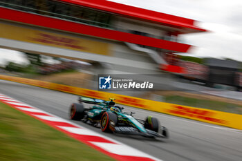 2024-06-22 - 14 ALONSO Fernando (spa), Aston Martin F1 Team AMR24, action during the Formula 1 Aramco Gran Premio de Espana 2024, 10th round of the 2024 Formula One World Championship from June 21 to 23, 2024 on the Circuit de Barcelona-Catalunya, in Montmeló, Spain - F1 - SPANISH GRAND PRIX 2024 - FORMULA 1 - MOTORS