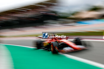 2024-06-22 - 16 LECLERC Charles (mco), Scuderia Ferrari SF-24, action during the Formula 1 Aramco Gran Premio de Espana 2024, 10th round of the 2024 Formula One World Championship from June 21 to 23, 2024 on the Circuit de Barcelona-Catalunya, in Montmeló, Spain - F1 - SPANISH GRAND PRIX 2024 - FORMULA 1 - MOTORS