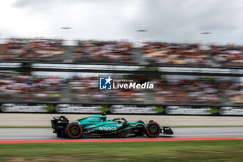 2024-06-22 - 14 ALONSO Fernando (spa), Aston Martin F1 Team AMR24, action during the Formula 1 Aramco Gran Premio de Espana 2024, 10th round of the 2024 Formula One World Championship from June 21 to 23, 2024 on the Circuit de Barcelona-Catalunya, in Montmeló, Spain - F1 - SPANISH GRAND PRIX 2024 - FORMULA 1 - MOTORS