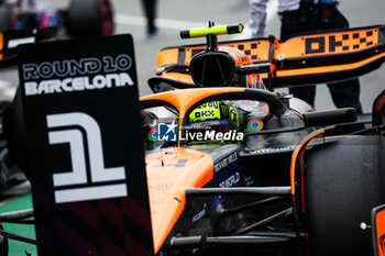 2024-06-22 - NORRIS Lando (gbr), McLaren F1 Team MCL38, portrait during the Formula 1 Aramco Gran Premio de Espana 2024, 10th round of the 2024 Formula One World Championship from June 21 to 23, 2024 on the Circuit de Barcelona-Catalunya, in Montmeló, Spain - F1 - SPANISH GRAND PRIX 2024 - FORMULA 1 - MOTORS