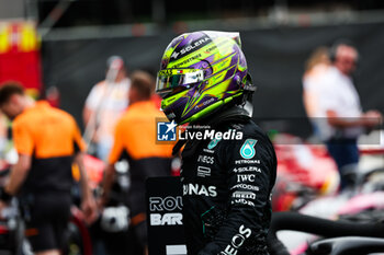 2024-06-22 - HAMILTON Lewis (gbr), Mercedes AMG F1 Team W15, portrait during the Formula 1 Aramco Gran Premio de Espana 2024, 10th round of the 2024 Formula One World Championship from June 21 to 23, 2024 on the Circuit de Barcelona-Catalunya, in Montmeló, Spain - F1 - SPANISH GRAND PRIX 2024 - FORMULA 1 - MOTORS