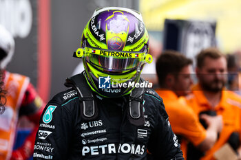 2024-06-22 - HAMILTON Lewis (gbr), Mercedes AMG F1 Team W15, portrait during the Formula 1 Aramco Gran Premio de Espana 2024, 10th round of the 2024 Formula One World Championship from June 21 to 23, 2024 on the Circuit de Barcelona-Catalunya, in Montmeló, Spain - F1 - SPANISH GRAND PRIX 2024 - FORMULA 1 - MOTORS