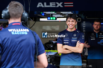 2024-06-22 - ALBON Alexander (tha), Williams Racing FW46, portrait during the Formula 1 Aramco Gran Premio de Espana 2024, 10th round of the 2024 Formula One World Championship from June 21 to 23, 2024 on the Circuit de Barcelona-Catalunya, in Montmeló, Spain - F1 - SPANISH GRAND PRIX 2024 - FORMULA 1 - MOTORS