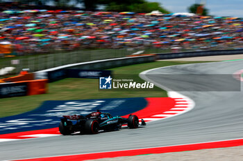 2024-06-22 - 63 RUSSELL George (gbr), Mercedes AMG F1 Team W15, action during the Formula 1 Aramco Gran Premio de Espana 2024, 10th round of the 2024 Formula One World Championship from June 21 to 23, 2024 on the Circuit de Barcelona-Catalunya, in Montmeló, Spain - F1 - SPANISH GRAND PRIX 2024 - FORMULA 1 - MOTORS