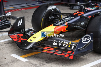 2024-06-28 - Red Bull Racing RB20, mechanical detail front wing aerodynamism, aerodynamic, aerodynamics during the Formula 1 Qatar Airways Austrian Grand Prix 2024, 11th round of the 2024 Formula One World Championship from June 28 to 30, 2024 on the Red Bull Ring, in Spielberg, Austria - F1 - AUSTRIAN GRAND PRIX 2024 - FORMULA 1 - MOTORS