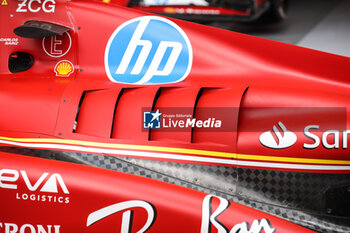 2024-06-28 - Scuderia Ferrari SF-24, mechanical detail engine, moteur cover during the Formula 1 Qatar Airways Austrian Grand Prix 2024, 11th round of the 2024 Formula One World Championship from June 28 to 30, 2024 on the Red Bull Ring, in Spielberg, Austria - F1 - AUSTRIAN GRAND PRIX 2024 - FORMULA 1 - MOTORS