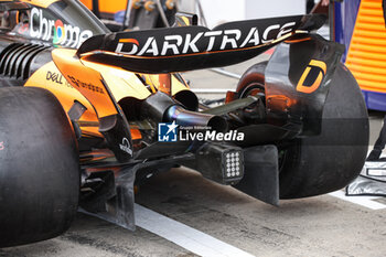 2024-06-28 - McLaren F1 Team MCL38, mechanical detail rear wing diffuser aerodynamism, aerodynamic, aerodynamics during the Formula 1 Qatar Airways Austrian Grand Prix 2024, 11th round of the 2024 Formula One World Championship from June 28 to 30, 2024 on the Red Bull Ring, in Spielberg, Austria - F1 - AUSTRIAN GRAND PRIX 2024 - FORMULA 1 - MOTORS