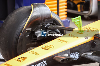 2024-06-28 - McLaren F1 Team MCL38, mechanical detail front suspension during the Formula 1 Qatar Airways Austrian Grand Prix 2024, 11th round of the 2024 Formula One World Championship from June 28 to 30, 2024 on the Red Bull Ring, in Spielberg, Austria - F1 - AUSTRIAN GRAND PRIX 2024 - FORMULA 1 - MOTORS