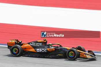 2024-06-28 - 04 NORRIS Lando (gbr), McLaren F1 Team MCL38, action during the Formula 1 Qatar Airways Austrian Grand Prix 2024, 11th round of the 2024 Formula One World Championship from June 28 to 30, 2024 on the Red Bull Ring, in Spielberg, Austria - F1 - AUSTRIAN GRAND PRIX 2024 - FORMULA 1 - MOTORS