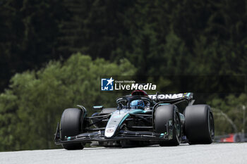 2024-06-28 - 63 RUSSELL George (gbr), Mercedes AMG F1 Team W15, action during the Formula 1 Qatar Airways Austrian Grand Prix 2024, 11th round of the 2024 Formula One World Championship from June 28 to 30, 2024 on the Red Bull Ring, in Spielberg, Austria - F1 - AUSTRIAN GRAND PRIX 2024 - FORMULA 1 - MOTORS