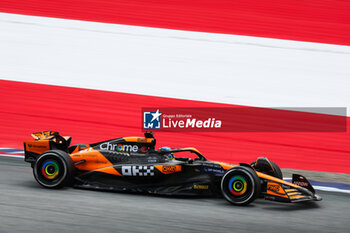 2024-06-28 - 81 PIASTRI Oscar (aus), McLaren F1 Team MCL38, action during the Formula 1 Qatar Airways Austrian Grand Prix 2024, 11th round of the 2024 Formula One World Championship from June 28 to 30, 2024 on the Red Bull Ring, in Spielberg, Austria - F1 - AUSTRIAN GRAND PRIX 2024 - FORMULA 1 - MOTORS