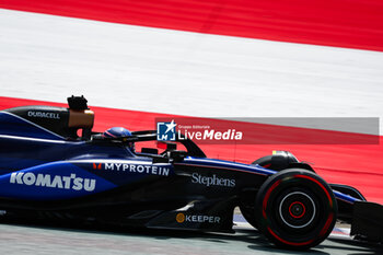 2024-06-28 - 23 ALBON Alexander (tha), Williams Racing FW45, action during the Formula 1 Qatar Airways Austrian Grand Prix 2024, 11th round of the 2024 Formula One World Championship from June 28 to 30, 2024 on the Red Bull Ring, in Spielberg, Austria - F1 - AUSTRIAN GRAND PRIX 2024 - FORMULA 1 - MOTORS