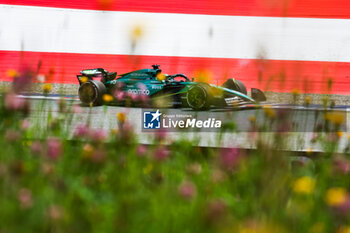 2024-06-28 - 18 STROLL Lance (can), Aston Martin F1 Team AMR24, action during the Formula 1 Qatar Airways Austrian Grand Prix 2024, 11th round of the 2024 Formula One World Championship from June 28 to 30, 2024 on the Red Bull Ring, in Spielberg, Austria - F1 - AUSTRIAN GRAND PRIX 2024 - FORMULA 1 - MOTORS