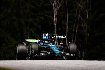 2024-06-28 - 18 STROLL Lance (can), Aston Martin F1 Team AMR24, action during the Formula 1 Qatar Airways Austrian Grand Prix 2024, 11th round of the 2024 Formula One World Championship from June 28 to 30, 2024 on the Red Bull Ring, in Spielberg, Austria - F1 - AUSTRIAN GRAND PRIX 2024 - FORMULA 1 - MOTORS