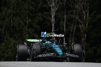 2024-06-28 - 14 ALONSO Fernando (spa), Aston Martin F1 Team AMR24, action during the Formula 1 Qatar Airways Austrian Grand Prix 2024, 11th round of the 2024 Formula One World Championship from June 28 to 30, 2024 on the Red Bull Ring, in Spielberg, Austria - F1 - AUSTRIAN GRAND PRIX 2024 - FORMULA 1 - MOTORS